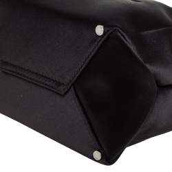 Alexander Wang Black Satin Lunch Clutch