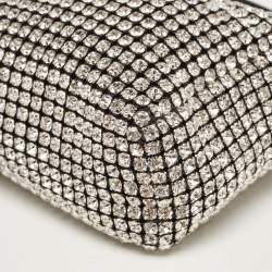 Alexander Wang Black Crystal Embellished Mini Heiress Pouch Bag