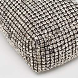 Alexander Wang Black Crystal Embellished Mini Heiress Pouch Bag