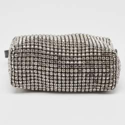 Alexander Wang Black Crystal Embellished Mini Heiress Pouch Bag