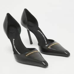 Alexander Wang Black Leather Viola Pumps Size 39