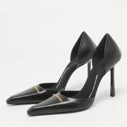 Alexander Wang Black Leather Viola Pumps Size 39