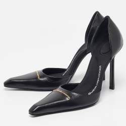 Alexander Wang Black Leather Viola Pumps Size 39.5