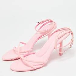 مملوكة مسبقًا Alexander Wang Dahlia Size 39 Pink Neoprene Ankle Strap Sandals