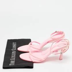 مملوكة مسبقًا Alexander Wang Dahlia Size 39 Pink Neoprene Ankle Strap Sandals
