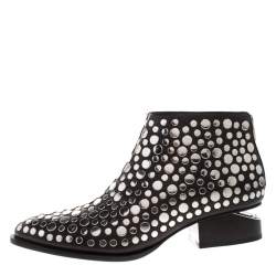 studded leather shoes