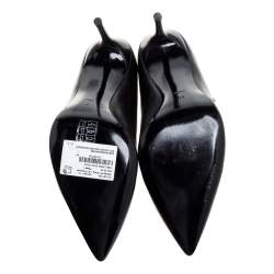 Alexander Wang Black Leather Tina Ankle Booties Size 41