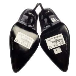 Pre Owned حذاء سلايد أليكساندر وانغ ايري ديامانت نايلون أسود مقاس 38