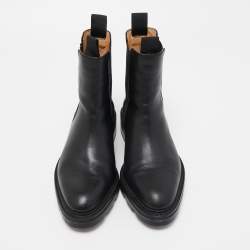 مملوكة مسبقًا Alexander Wang Black Leather Anouck Ankle Boots Size 36