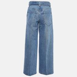 Alexander Wang Blue Denim Wide-Leg Jeans S Waist 25"