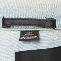 Alexander Wang Blue Washed Denim Button Front Jacket S