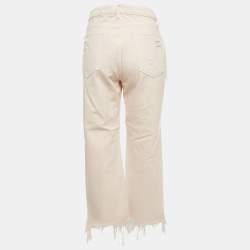 Denim X Alexander Wang Pink Distressed Denim Rival Jeans M Waist 34"