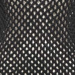 مملوكة مسبقًا سويت شيرت ألكساندر وانغ كروشيه أسود شفاف ميديوم