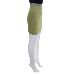 T by Alexander Wang Yellow and Grey Melange Knit Tube Skirt XS