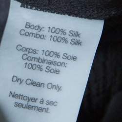 Pre Owned T By Alexander Wang Black Silk Sheer Paneled Romper M