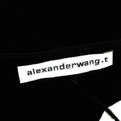 T by Alexander Wang Black Wool Mini Dress S