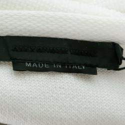 Pre Owned Alexander Wang White Terrycloth Knit Wet Embossed Sweatshirt M