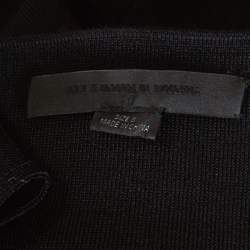 Alexander Wang Black Knit Sleeveless Curved Hem Top S 
