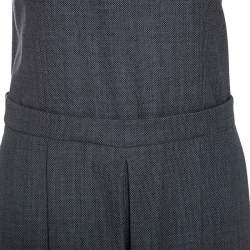 Alexander Wang Grey Wool Backless Jumpsuit S