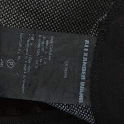 Alexander Wang Grey Wool Backless Jumpsuit S