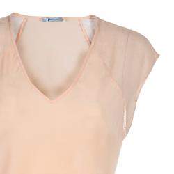 T By Alexander Wang Peach Sheer Dress M