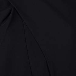 Alexander Wang Black Asymmetric Pleat Detail Sleeveless Top XS