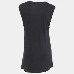 Alexander Wang Black Knit Pocket Detail Tank Top L