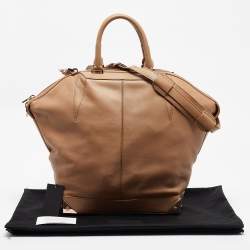 Alexander Wang Beige Leather Emile Satchel