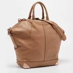 Alexander Wang Beige Leather Emile Satchel