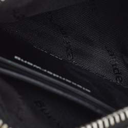 Pre Owned Alexander Wang Pink/Black Crystals and Leather Heiress Pochette Bag