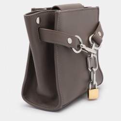Pre Owned Alexander Wang Grey Leather Attica Shoulder Bag