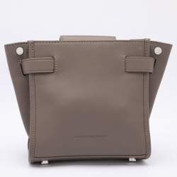 Pre Owned Alexander Wang Grey Leather Attica Shoulder Bag