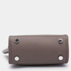 Pre Owned Alexander Wang Grey Leather Attica Shoulder Bag