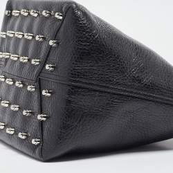 Alexander Wang Black Leather Runway Roxy Bucket Bag
