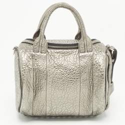 Alexander Wang Metallic Textured Leather Rocco Bag