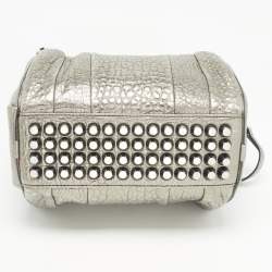 Alexander Wang Metallic Textured Leather Rocco Bag