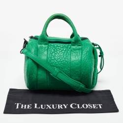 Alexander Wang Green Pebbled Leather Rocco Bag