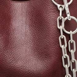 Pre Owned Alexander Wang Burgundy Leather Tote