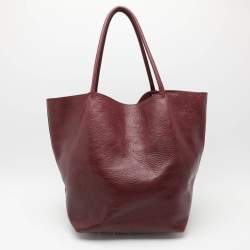 Pre Owned Alexander Wang Burgundy Leather Tote