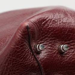 Pre Owned Alexander Wang Burgundy Leather Tote