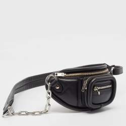 Alexander Wang Black Leather Attica Belt Bag