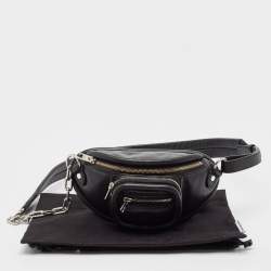 Alexander Wang Black Leather Attica Belt Bag