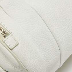 Alexander Wang White Grained Leather Rocco Bag