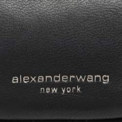 Alexander Wang Pink/Black Rhinestone and Leather Attica Belt Bag