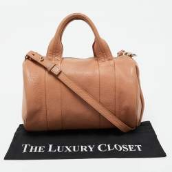 Alexander Wang Peach Leather Rockie Boston Bag