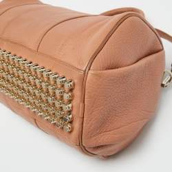 Alexander Wang Peach Leather Rockie Boston Bag