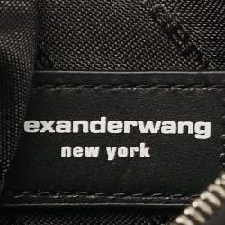 Alexander Wang Black Crystals Embellished Beiress Wristlet Clutch