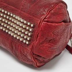 Alexander Wang Burgundy Leather Rocco Satchel