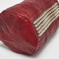 Alexander Wang Burgundy Leather Rocco Satchel