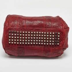 Alexander Wang Burgundy Leather Rocco Satchel